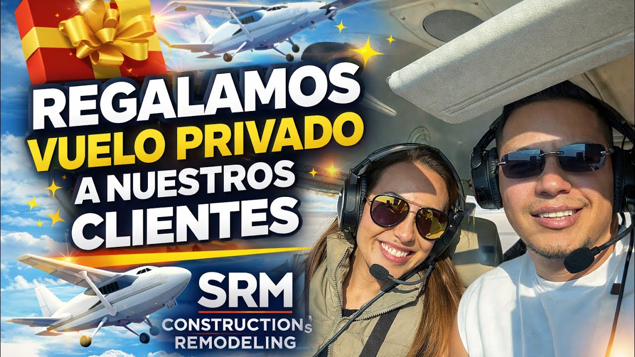 Así premiamos a nuestros clientes con un vuelo privado sobre Miami | SRM Construction & Remodeling✈️