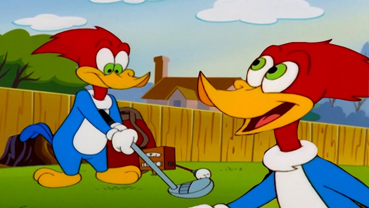 Woody Plays Golf!  | Woody Woodpecker