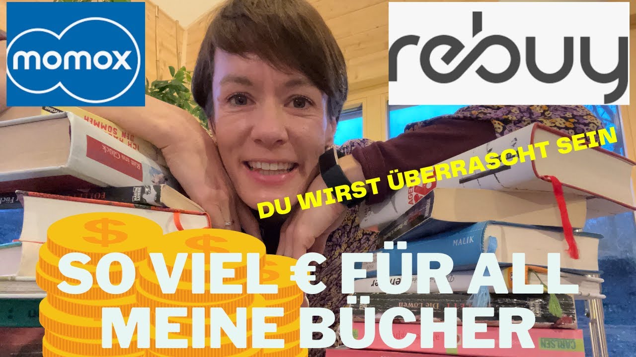 Wie viel Geld bekomme ich für all meine alten Bücher?|Momox und Rebuy im Selbttest| frugal hack