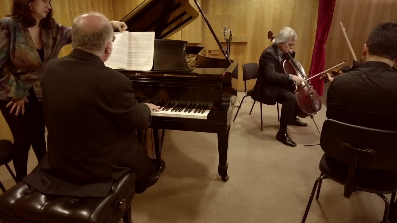 Ravel Trio II Pantoum. Trio Porto Alegre, C&aacute;rmelo de los Santos, Hugo Pilger, Ney Fialkow