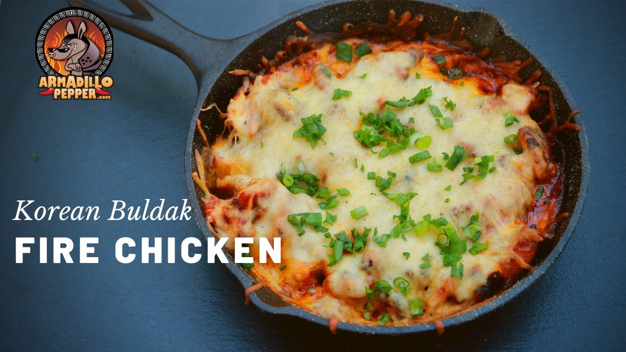 Buldak Chicken Recipe | Korean Fire Chicken Recipe on Pit Boss