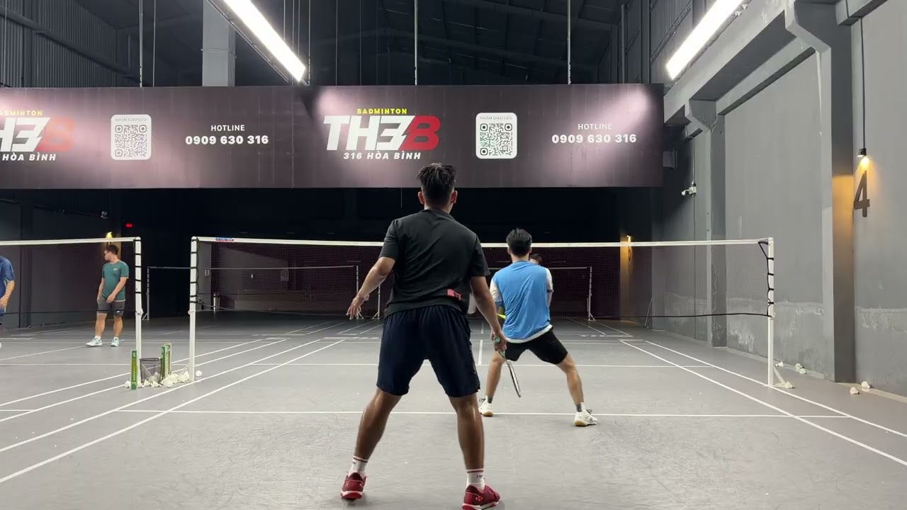 2384-🔥Thiên Bảo+Hùng Tuấn giao lưu Đôi Nam sân The B 