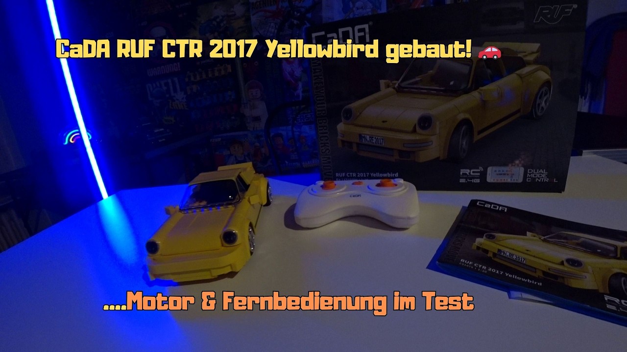 CaDA RUF CTR 2017 Yellowbird gebaut! 🧱🚗 Motor & Fernbedienung im Test