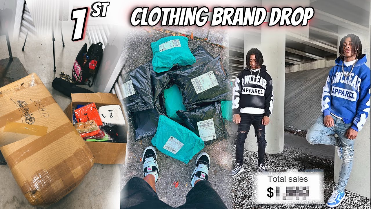 I SOLD OUT MY FIRST CLOTHING BRAND DROP🔥 + bulk unboxing