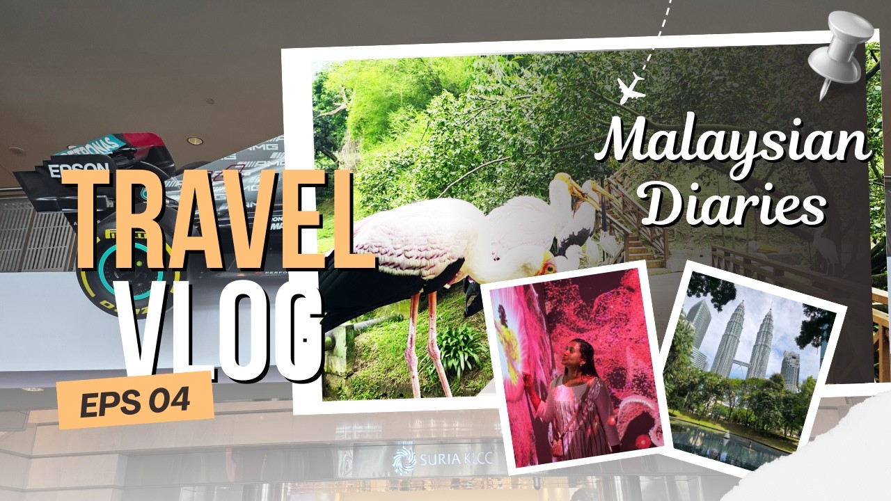 Malaysia | Kuala Lumpur Day 4: Petronas Twin Towers, KL Bird Park & Immersify KL (4K)