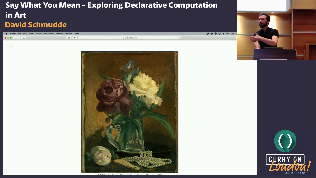 David Schmudde - Say What You Mean - Exploring Declarative Computation in Art