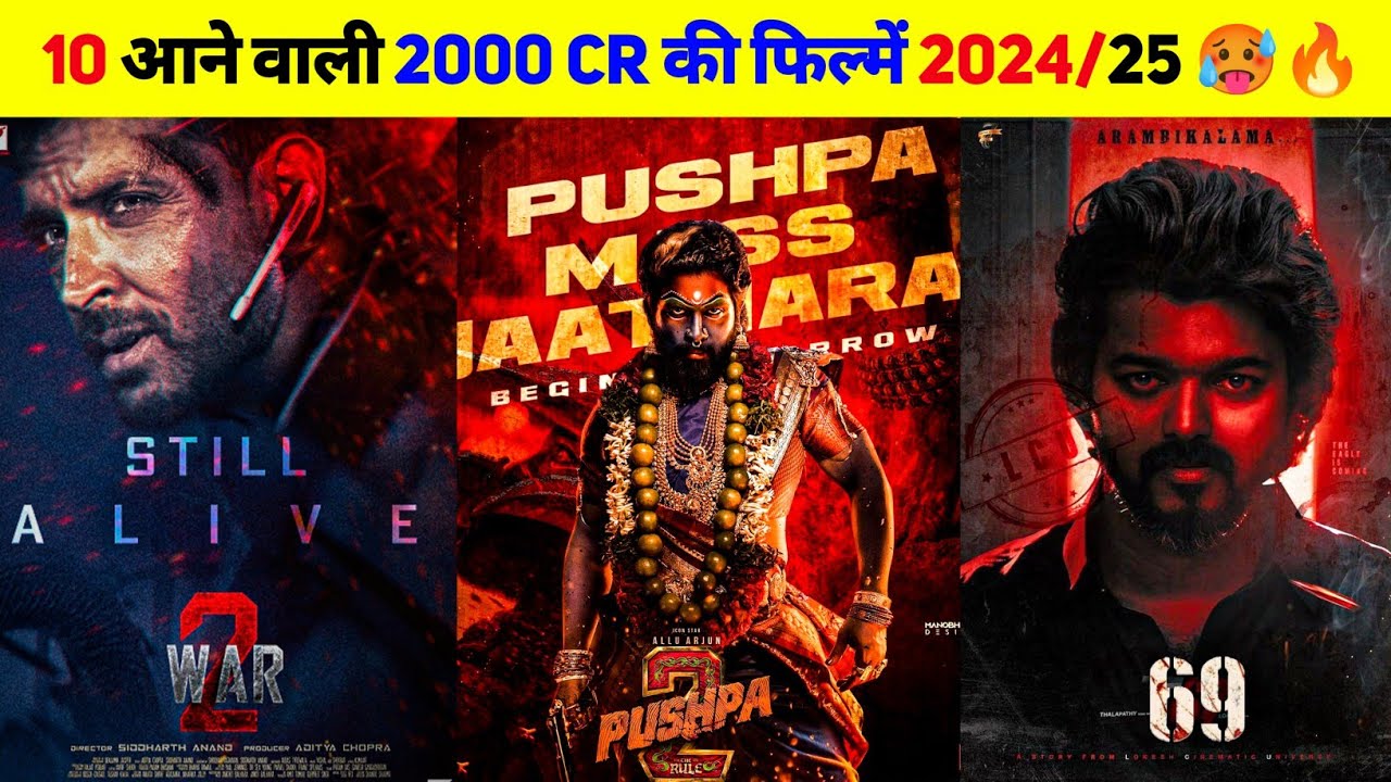 Top 10 Upcoming BIGGEST Pan Indian Movies 2024-2025 | Upcoming 2000 CR Club Movies | SSMB 29