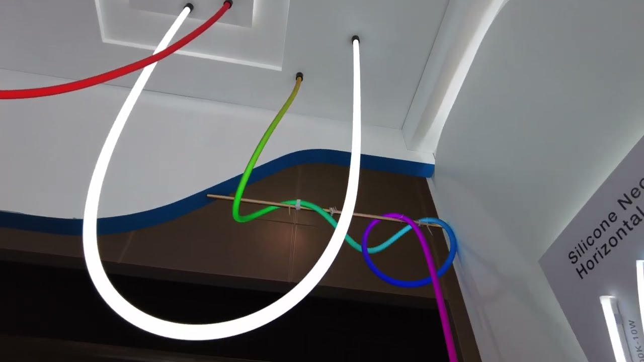 SPI RGB WS2811 360° Black Silicone Neon Flex