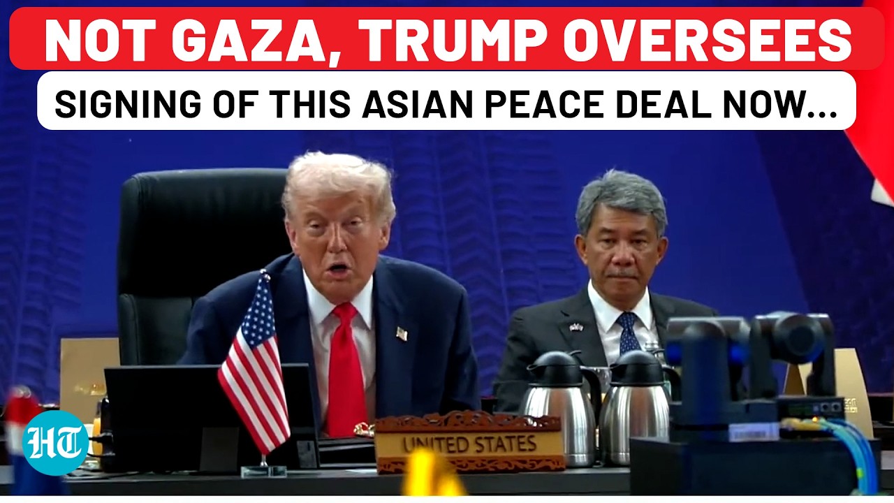 Not Gaza, Trump Leads New Peace Deal In Asia To Stop This Conflict&hellip;| Signing In Malaysia Amid ASEAN