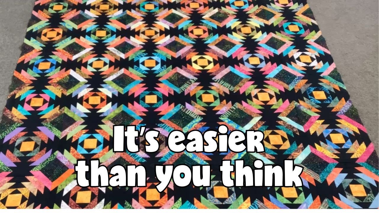 I Finally Made a Pineapple Quilt  - Full Tutorial