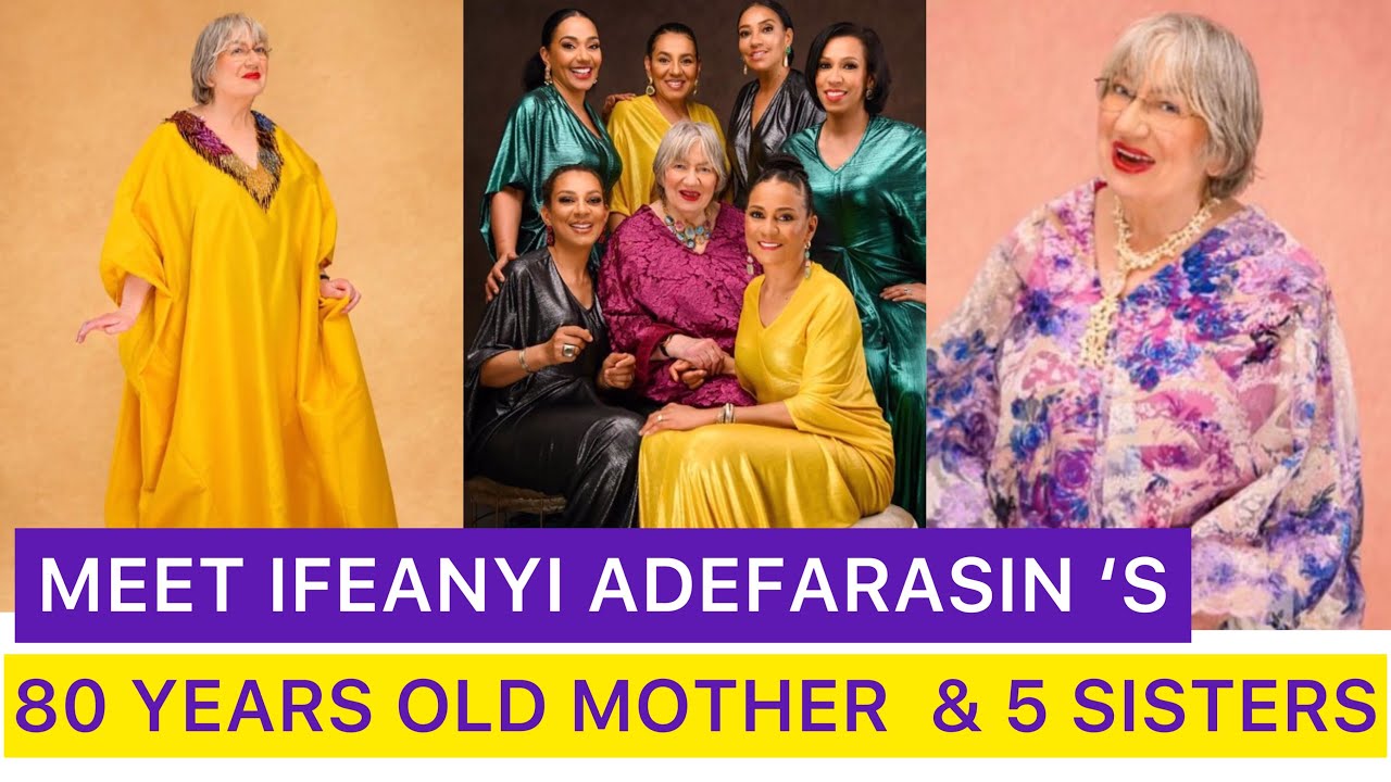 80 Years Old Mother of Ifeanyi Adefarasin Celebrates Birthday with 5 Beautiful Daughters