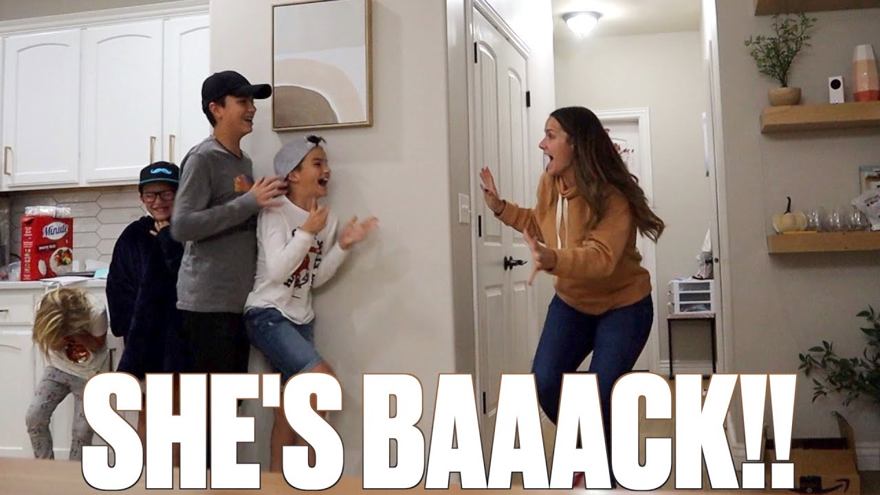 CAN WE PUT THE HOUSE BACK TOGETHER BEFORE MOM GETS HOME?!