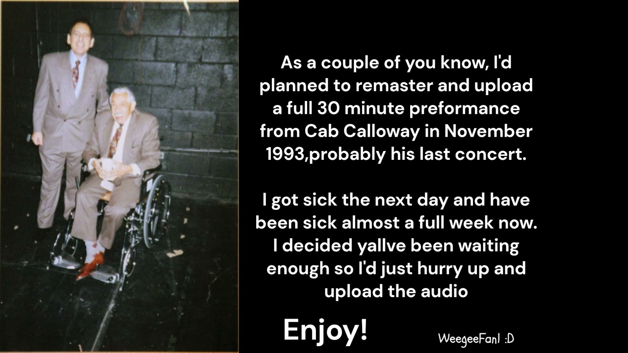 Cab Calloway November 4th, 1993