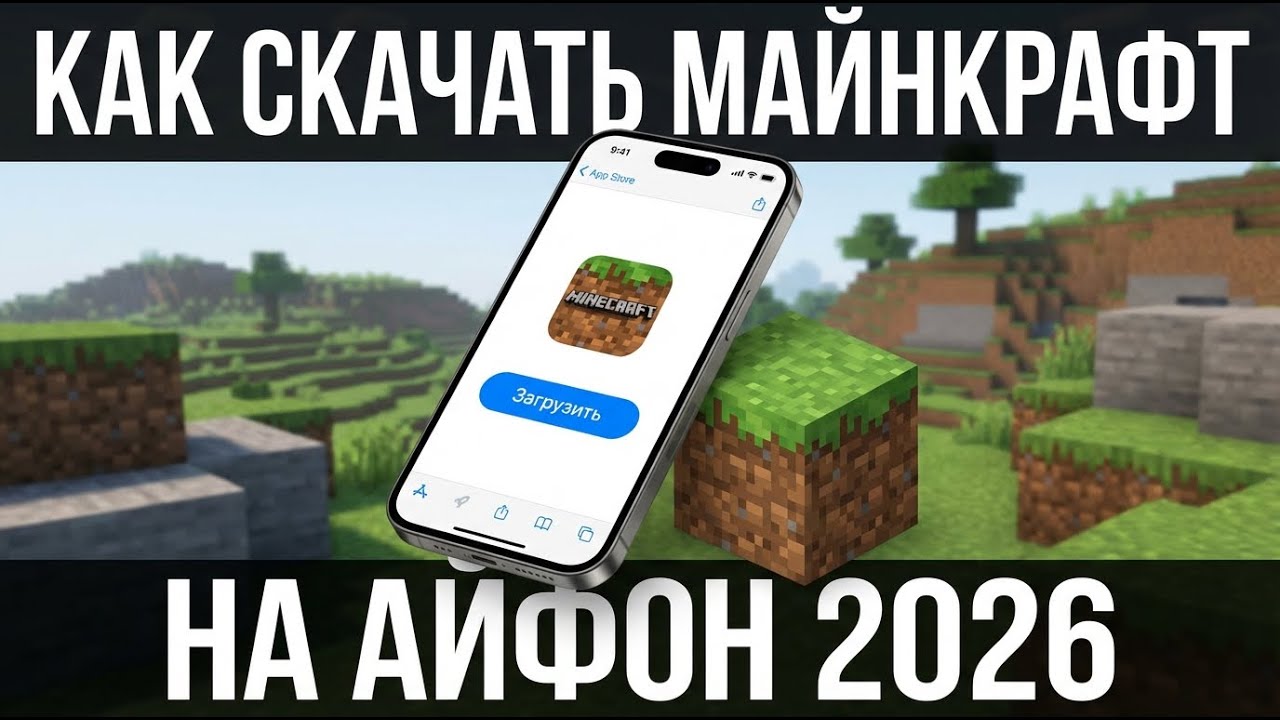КАК СКАЧАТЬ ОРИГИНАЛ МАЙНКРАФТ НА АЙФОН [показываю по шагам]