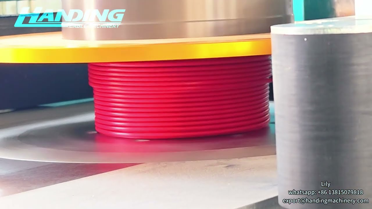HANDING 70+35 Extrusion Line with Coiling and Packaging All in One Machine for PVC / HFFR Wires