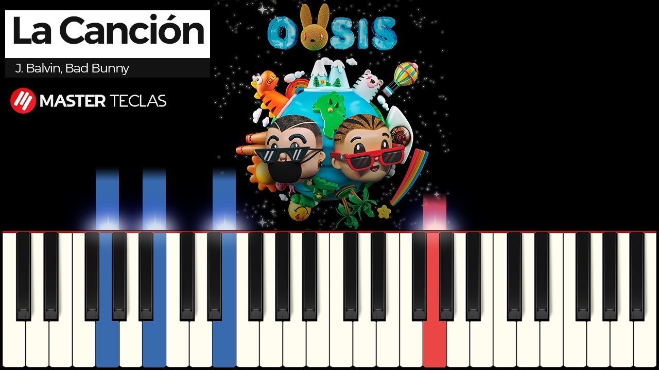 La Canción - J. Balvin, Bad Bunny | Piano Tutorial