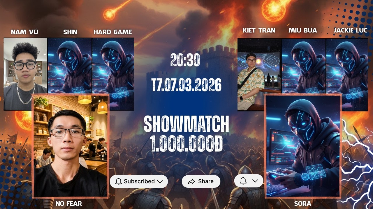 SHOWMATCH ELO  | TEAM KYO + MEOMAIKA VS TEAM HÙNG ADC + VIỆT  | BO3 | PRIZE POOL : 1.000.000VNĐ