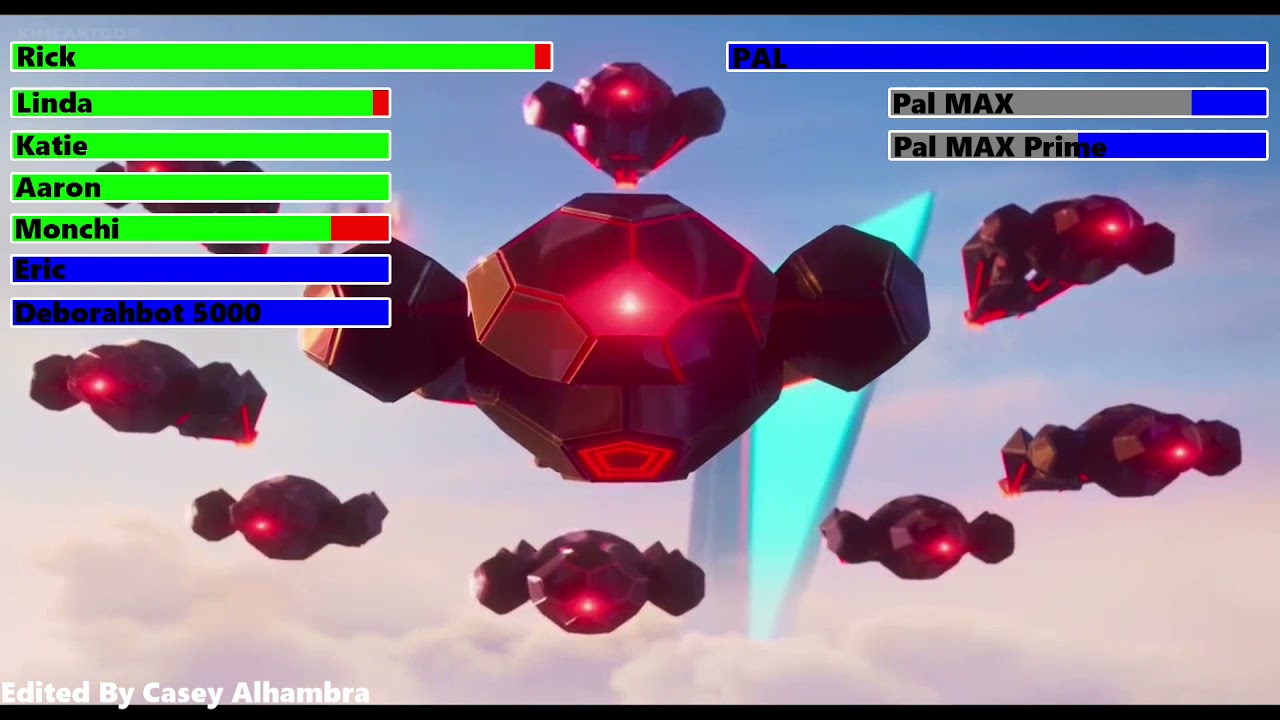 The Mitchells vs. the Machines (2021) Final Battle with healthbars 2/2