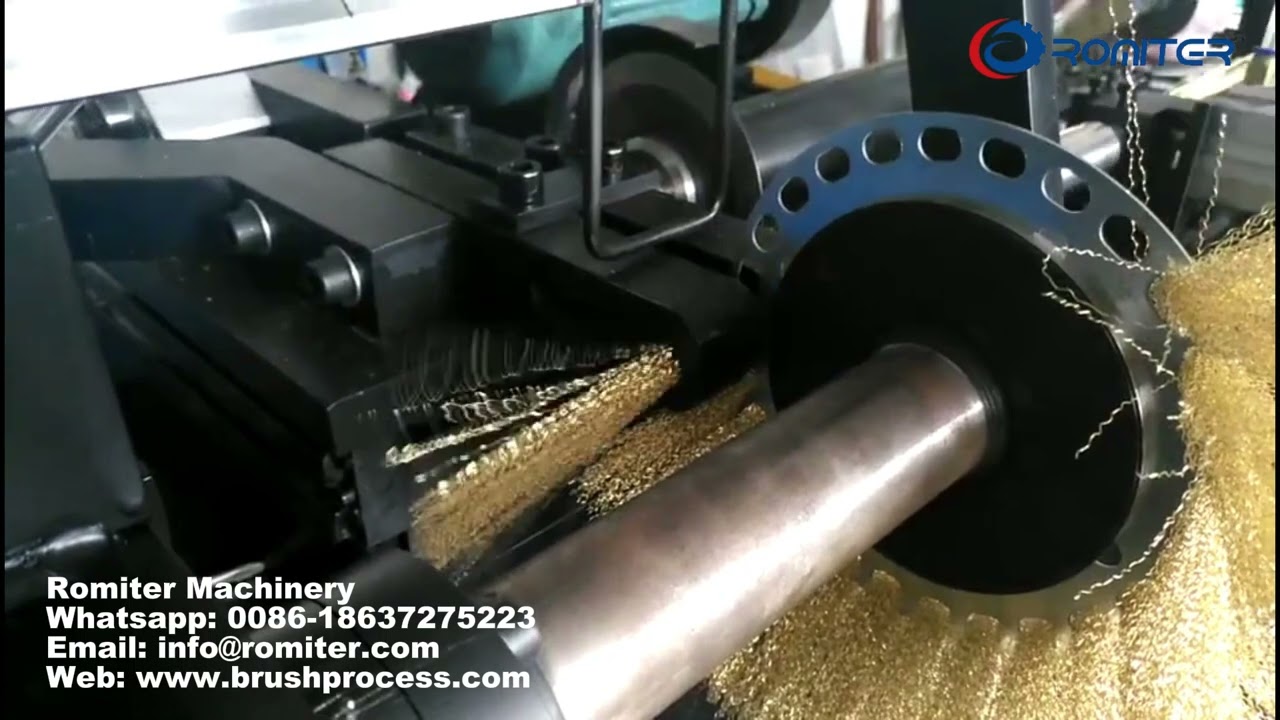 Automatic Steel Wire Wheel Brush Making Machine