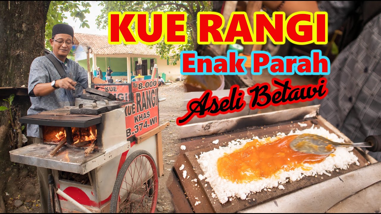 Bikin ngiler Kue Tradisional Kue RANGI Khas Betawi Jakarta (RANGI traditional cakes from Jakarta)