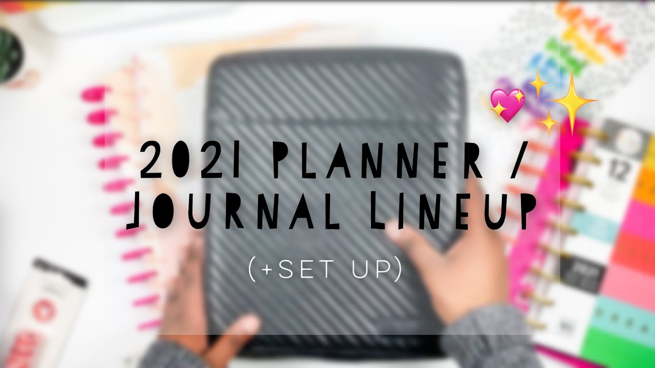 2021 Planner + Journal Line Up & Setup|| Jazzuptheplan