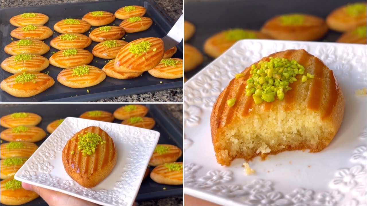 بمكونات جد بسيطة أسرع وألذ حلوة كذوب في الفم👌🏻لي عشاق الحلويات التركية 🤤اكيدة غتصبحين مدمنة عليها
