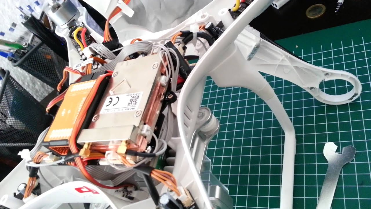 Rozebrany Dji Phantom Vision 2 plus