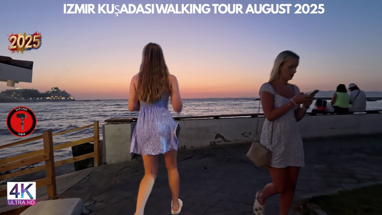 Turkey 🇹🇷 Kuşadası | Street Walk Tour 2025 4K VIDEO