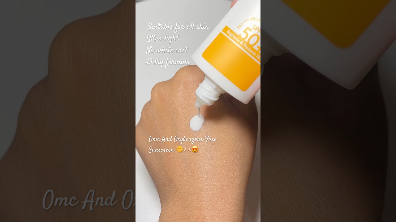 The Truth About Oxybenzone Free Sunscreen🫶🏻🌻 #viral