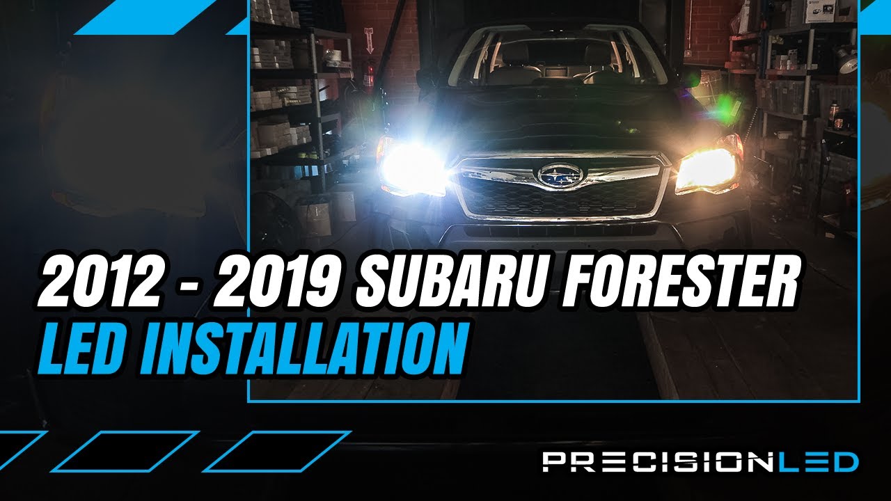Светодиодные фары Subaru Forester — как установить — 4-е поколение (2012+)