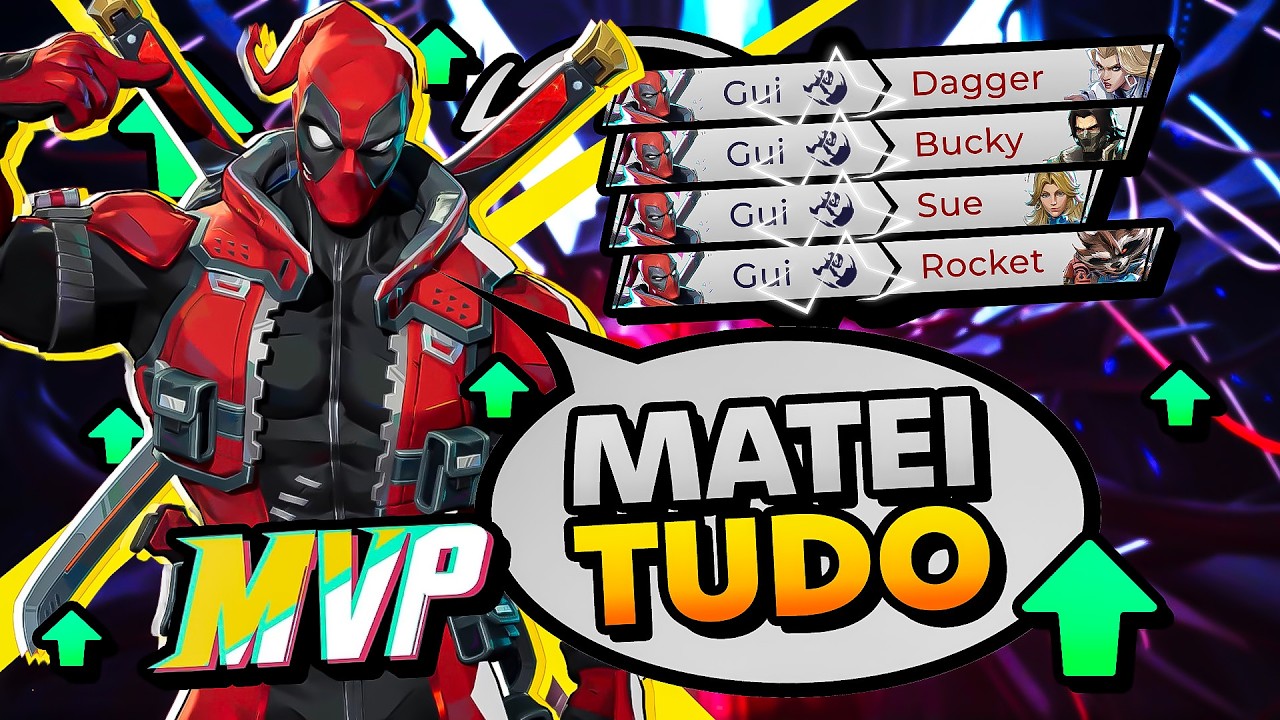 COM O NOVO BUFF O DEADPOOL É O MONSTRO DA RANKED