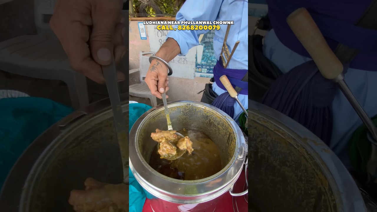 Распродажа баранины и курицы от Ниханг Сингх Джи в Лудхиане 
