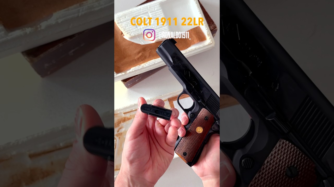 Una Colt 1911 Antigua en 22lr &bull; Colt Service Model Ace &bull; #shorts #1911 #Colt