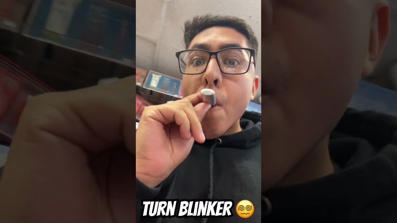 How to take BLINKERS at WORK! TURN DISPOSABLE #trending #blinker
