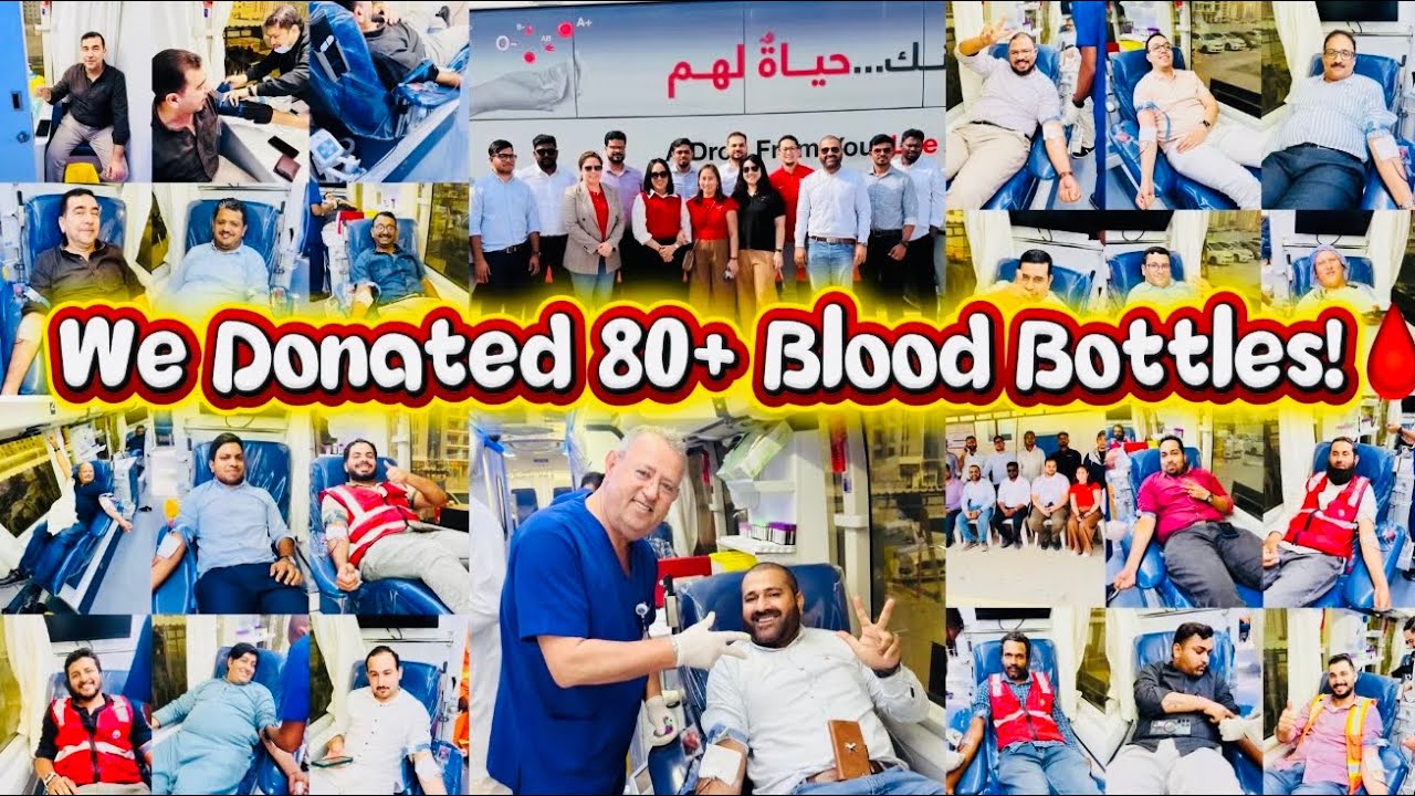 80+ Blood Bottles Donate Kiye! 🩸❤️ Alhamdulillah