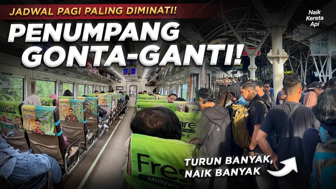 BANDUNG-JOGJA-MALANG PALING LARIS‼️ KA Malabar Pagi Ekonomi