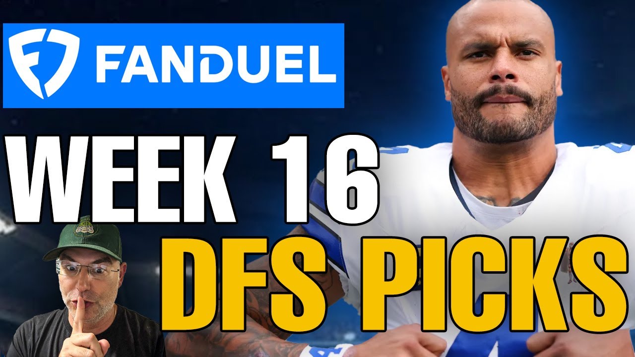NFL Week 16 DFS Strategy for Fanduel 2025