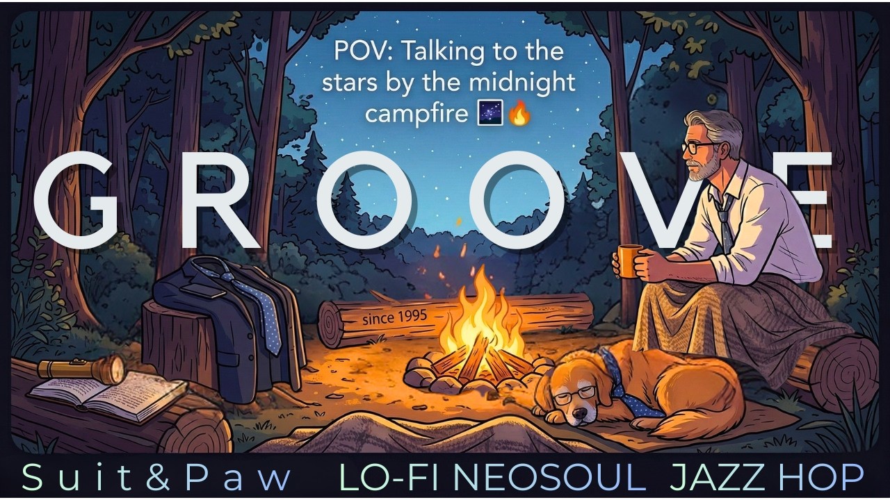 [Deep Work] pov: talking to the stars by the midnight campfire 🌌🔥 (LO-FI · NEO-SOUL)vol８