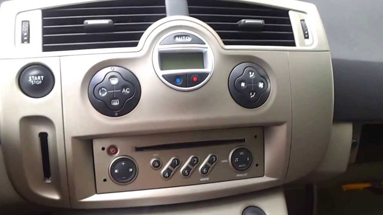 Renault Scenic 2 - замена салонного фильтра + очистка кондиционера