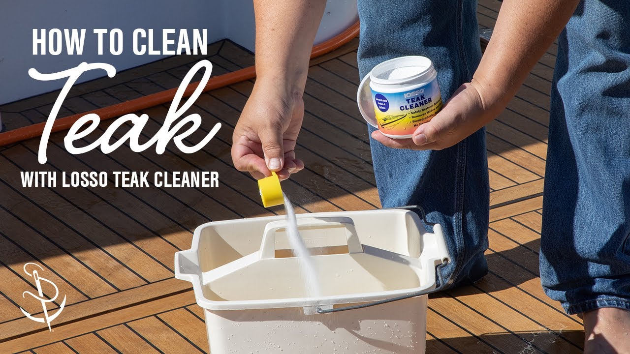 How to Clean Teak With Iosso&reg; Teak Cleaner