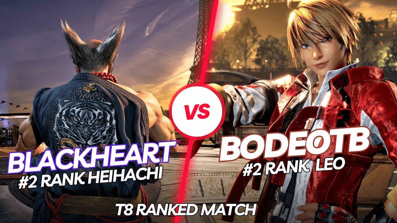 T8 Match 🤜 Blackheart (#2 Rank Heihachi) vs bodeOTB (#2 Rank Leo) 🤛 Tekken 8TV