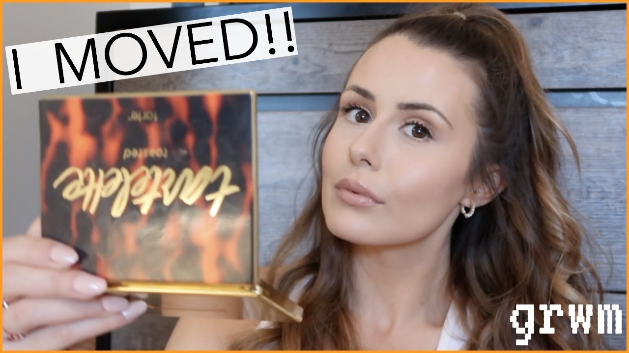 I MOVED!! | CHIT CHAT GRWM (Full Face of TARTE Makeup!)