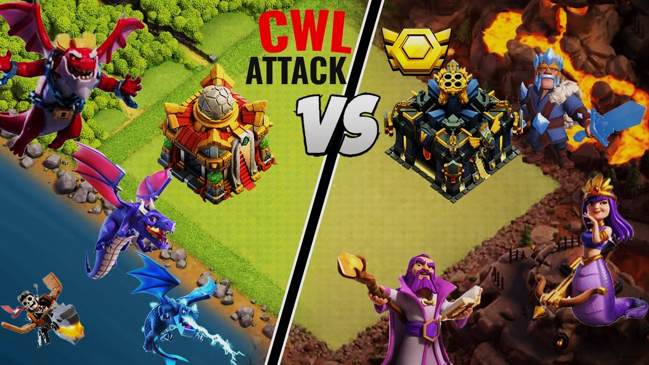 From 3⭐ Plan to 1⭐ Pain 😭 TH16 vs TH17 CWL 5v5..#Day 1