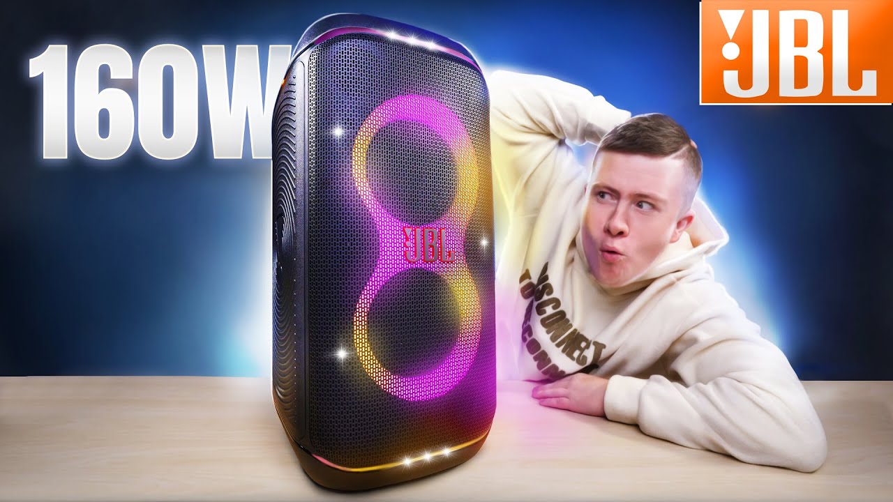 Самая Мощная колонка JBL до 30.990 Руб в 2025 ГОДУ! Новая подсветка и Мощь 160W!!! JBL PARTYBOX 120