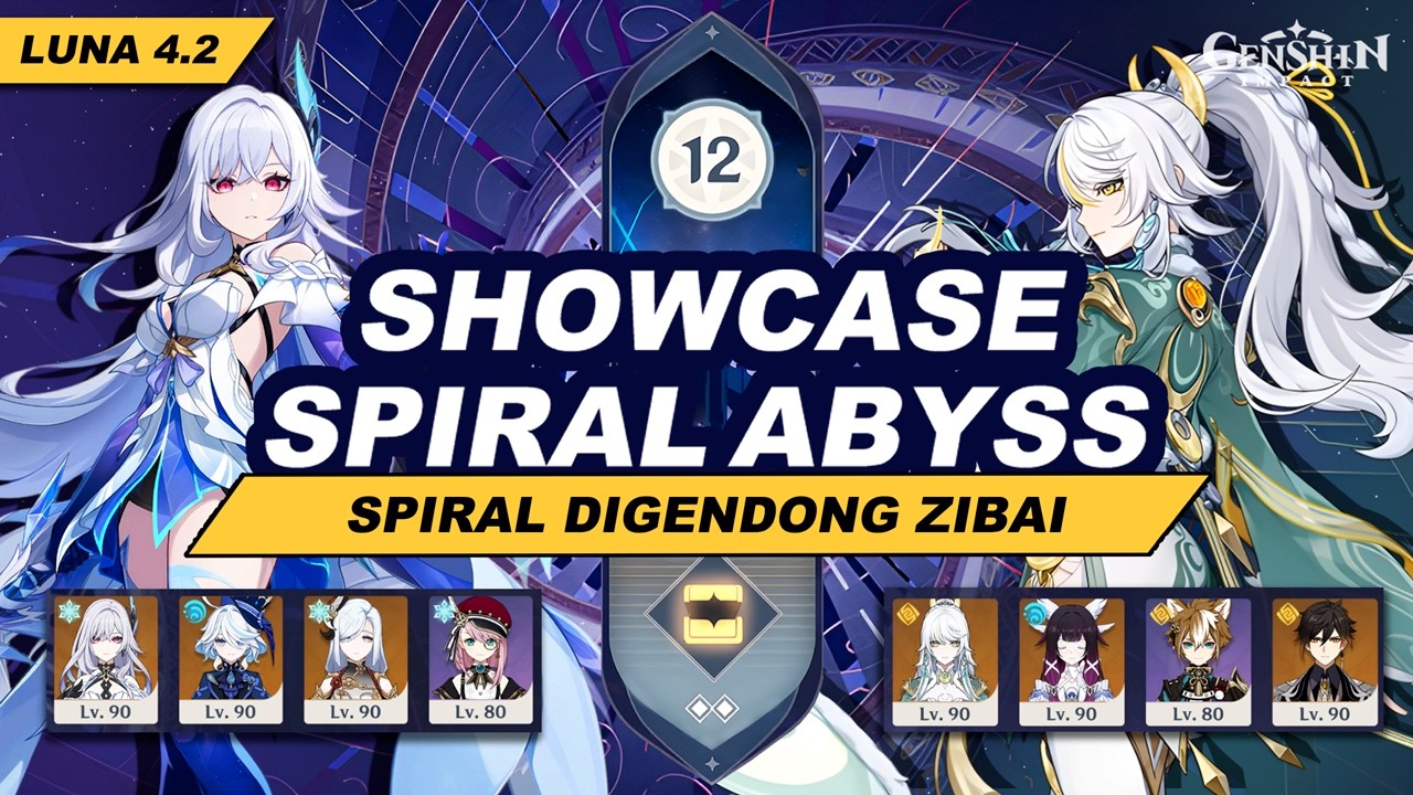 Skirk C0R1 & Zibai C1R0 | Abyss Luna 4.2 | Floor 12 1-3【Mencoba Karakter Meta】