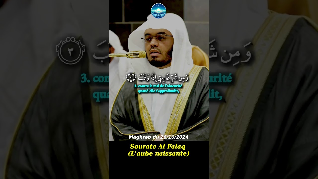 Sourate Al Falaq (L'aube naissante)  #recitation #coran #sourate