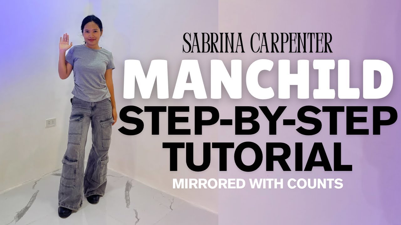 Sabrina Carpenter 'Manchild' Step by Step Dance Tutorial | Beginner Friendly (EXPLAINED)