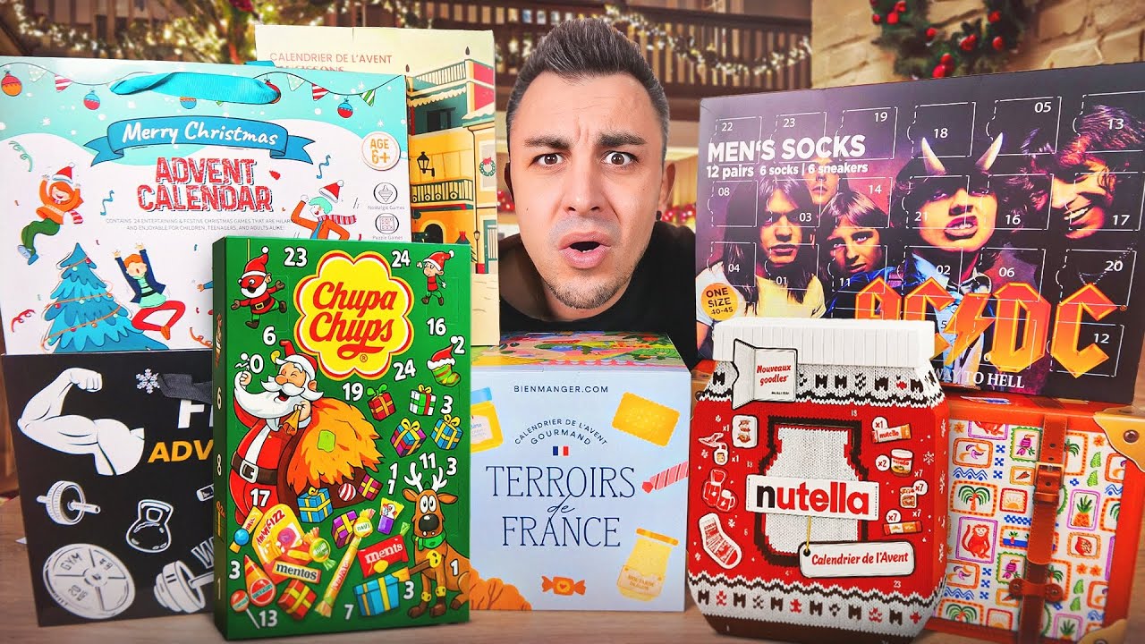 Je teste les CALENDRIERS de l'avent LES PLUS INSOLITES !