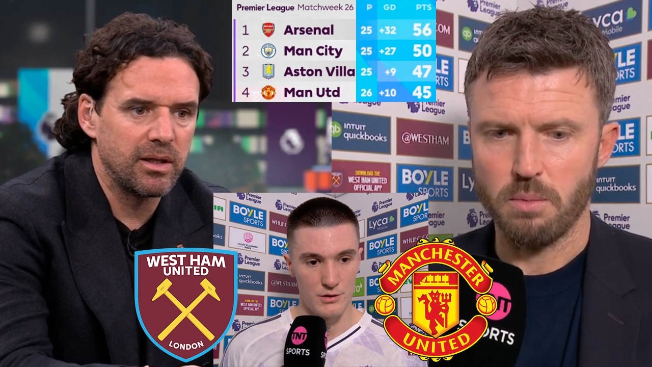 West Ham vs Manchester United 1-1 Benjamin Sesko Crazy Goal💥 Michael Carrick And Sesko Reaction