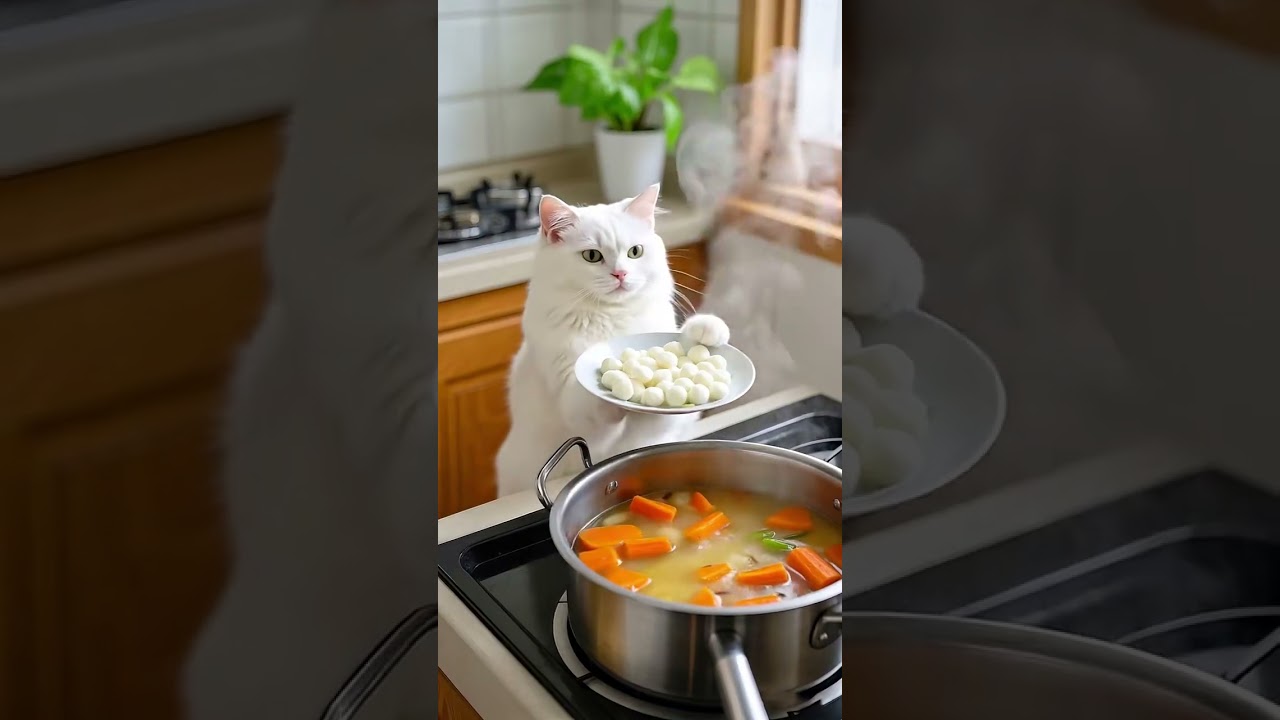 Nyau nyau #cartoon #animation #funny #ai #cute #story #catlover #cutecat #shorts #shortvideo